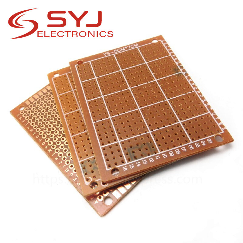 5pcs/lot 5x7cm 5*7 new Prototype Paper Copper PCB Universal Experiment Matrix Circuit Board In Stock