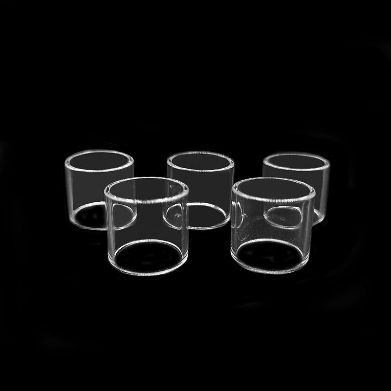 5 Pieces Straight Glass Tubes for Vertex MTL RTA 2ml Vertex MTL RTA 3.5ml Replacement Glass Container Tank