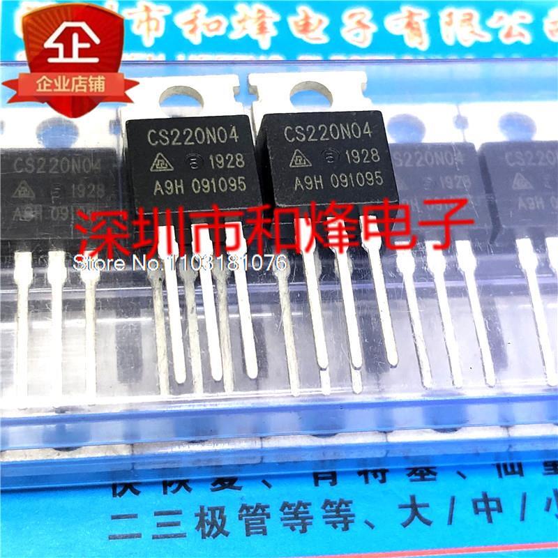 오리지널 주식 파워 칩, CS220N04 TO-220, 40V 220A, 10 개/몫, 신제품