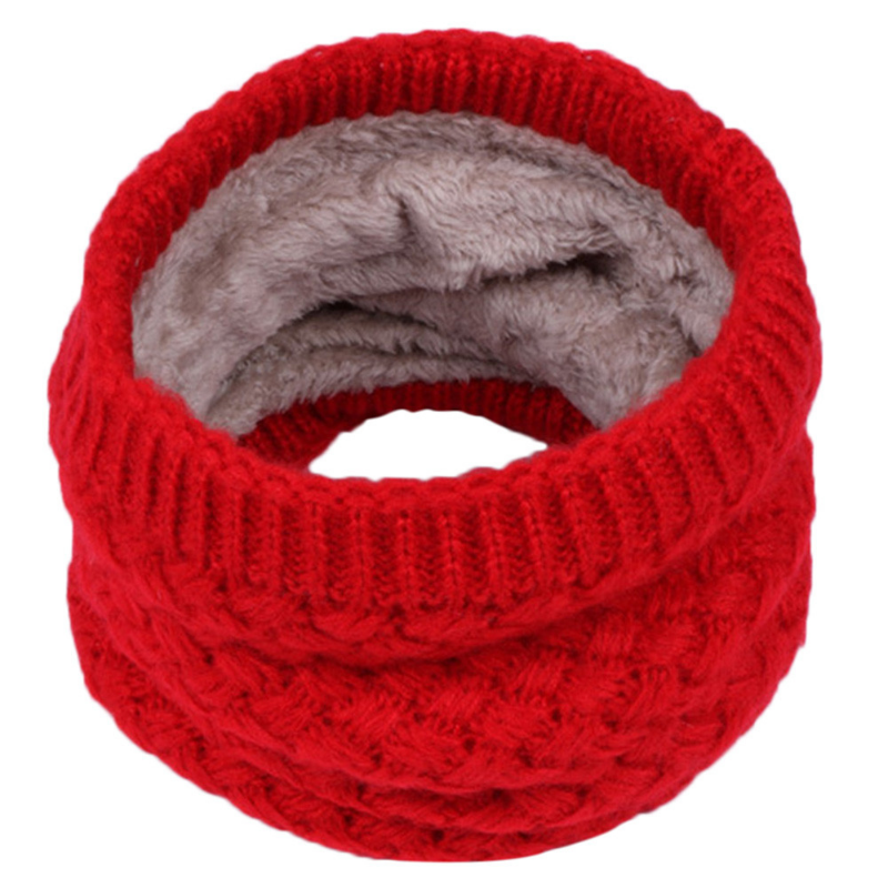 Winter Warm Knit Scarves Children Winter Warm Scarf Boys Girls Kids Baby Knitted Collar Neck Scarves Kids Clothes Accessories