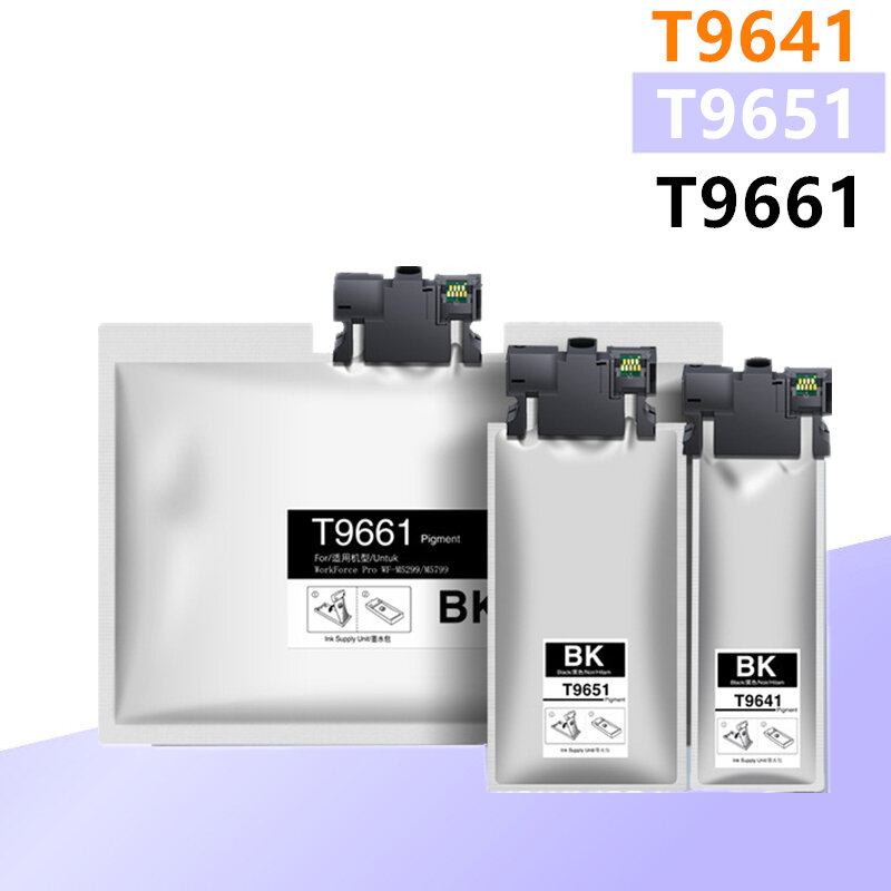 T9641 T9651 T9661หมึกกระเป๋า Pigment หมึกพร้อมชิปสำหรับ Epson WF M5299 M5799DWF M5299DW M5298DW M5799 M5298 priner