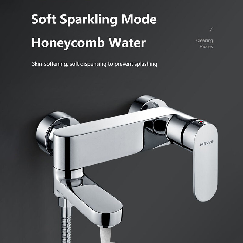 130-170MM Universal Rainfall Bathroom Shower Mixing Valve 90° Rotation Foldable Wall Mounted Brass Bath Hot & Cold Mixer Tap