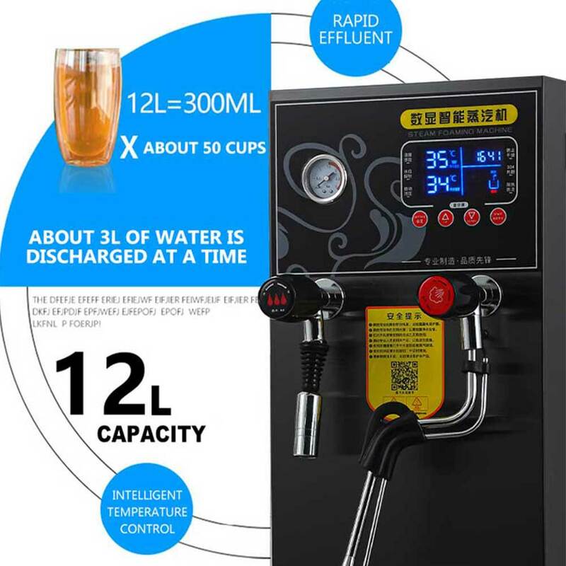 Commercial Milk Frother Steamer Water Boiling Machine Heating Constant Temperature Water Steam Machine