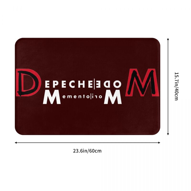 DM Memento Mori Logo Doormat, кухонный ковер, наружный ковер, украшение для дома