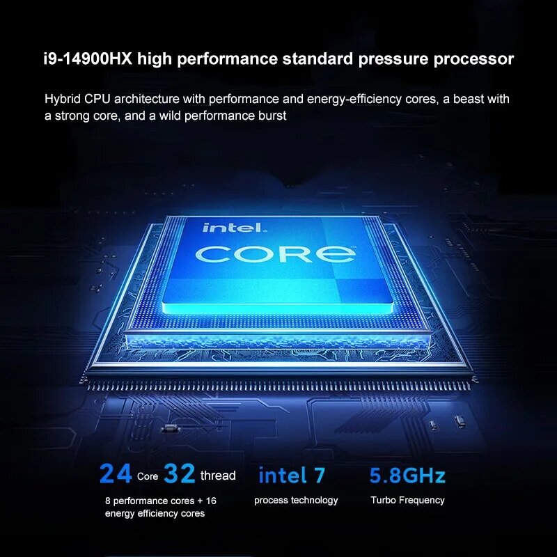 Xiaomi-Redmi G Pro 2024 E-dehors Gaming Laptop Intel i9-14900H RTX4060 8 Go GPU 16G/32G RAM 1 To SSD 16.1 "240Hz 2.5K Game Notebook