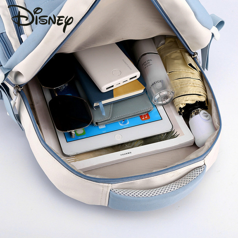 Disney Stitzer-mochila versátil de gran capacidad para mujer, morral de viaje de alta calidad con dibujos animados, a la moda, novedad