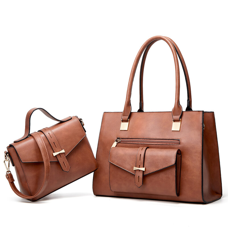 الدنيم بولي Leather حقائب جلدية سعة كبيرة للنساء ، حقائب اليد الفاخرة للإناث ، حقائب السيدات ، حقائب الكتف الإناث ، رسوم الشحن المجاني