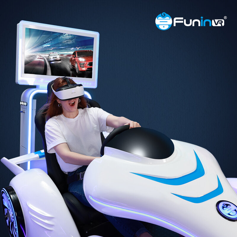 Sistema de equipo de realidad Virtual de coche de carreras, juegos de Karting, 9D VR