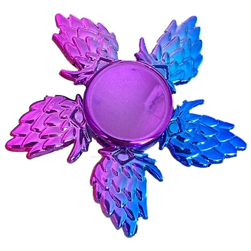 New Plastic Rainbow Fidget Spinner Gradient Color Hand Spinner Fingertip Gyro Anti-Anxiety Kids Adult Decompression Toys