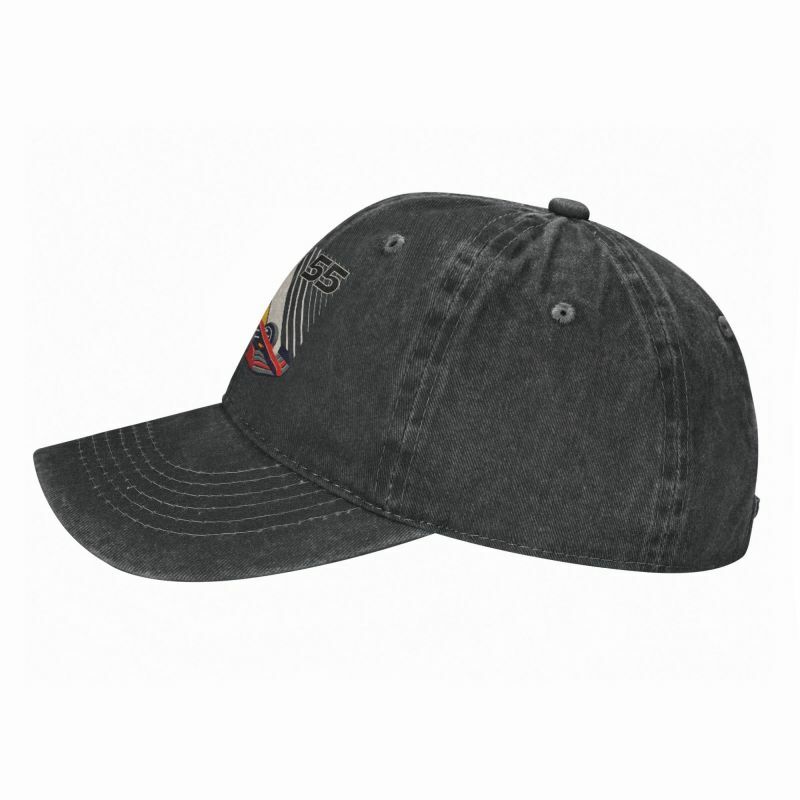Spersonalizowana bawełniana czapka z daszkiem Carlos Sainz 55 formuła kierowcy wyścigowego Hip Hop męska regulowana czapka tata jesień