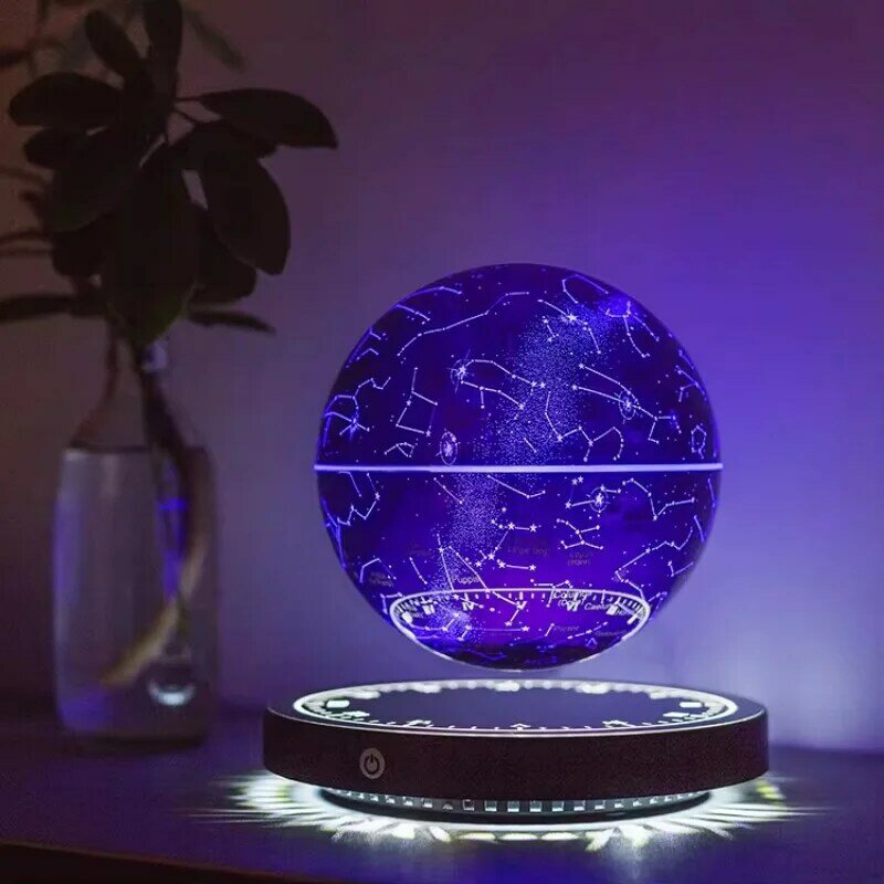 Lámpara Led de levitación magnética para decoración de sala de estar, luces de habitación estrelladas, lámpara levitante flotante, regalo de lujo moderno, novedad
