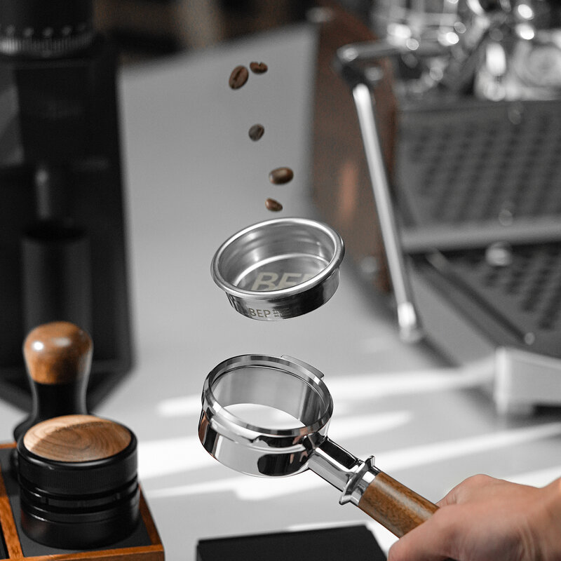 MHW-3BOMBER Kosz filtrujący do kawy espresso 18/20/22g Dwuwarstwowe filtry kompatybilne z portafilterem 58mm Home Barista
