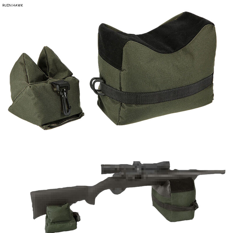 Bolsa de soporte para pistola de Rifle de tiro de francotirador, soporte delantero y trasero, bolsa de Rifle sin relleno, bolsa de caza al aire libre, accesorios de caza