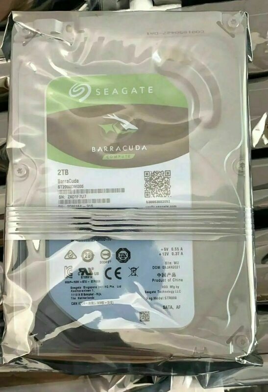 씨게이트 바라쿠다 내장 하드 디스크 드라이브, 2TB, 7200 rpm, 64MB 캐시, ST2000DM006, 신제품