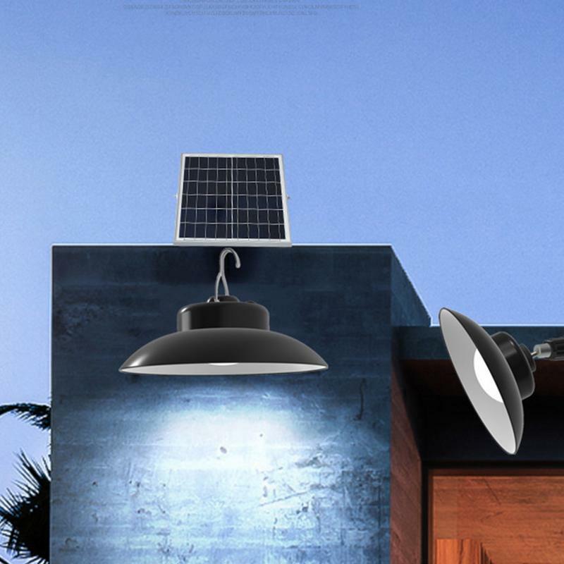 Światło słoneczne szopa | Lampa wisząca solarne lampy LED | Oświetlenie z możliwością przyciemniania regulowana jasność światła praca na zewnątrz zasilane energią słoneczną