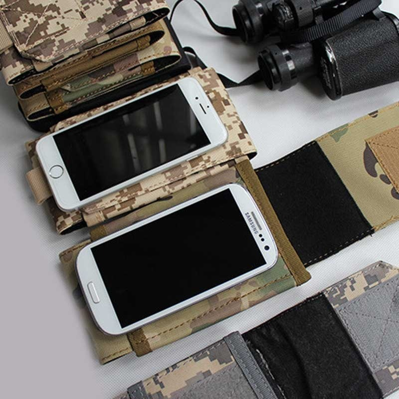Universal Phone Pouch Holster Waist Bag Army Tactical Military Nylon Belt for SAMSUNG for Iphone for OnePlus 6 6T Nokia Case