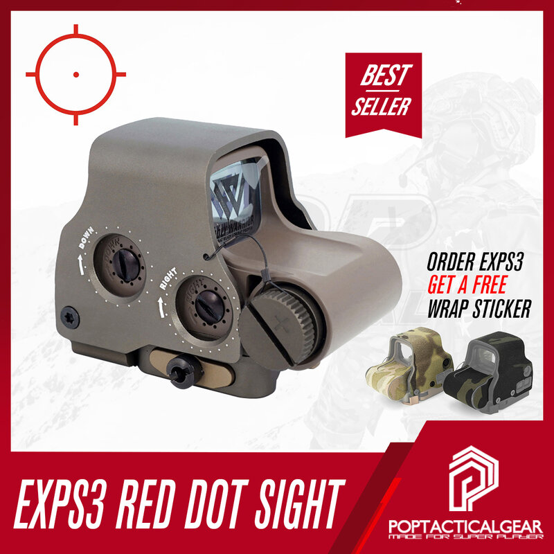 2024 NEW Holy Warrior S1 EXPS3 NV Fucntion 558 Red Dot Sight Hunting Scope with Original Logo AR15 Accessories Picatinny Softair