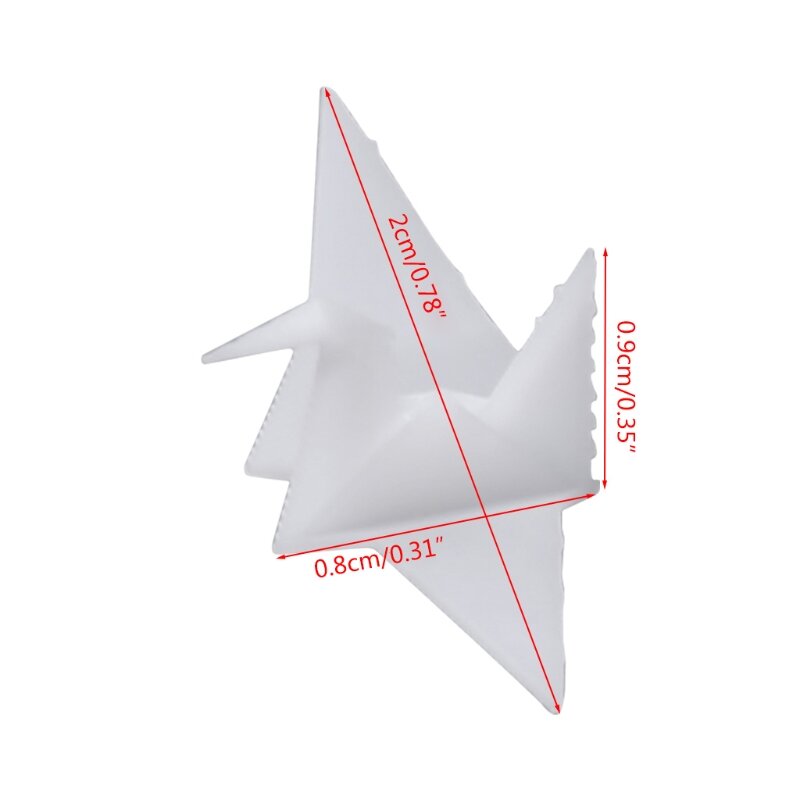 5 Pcs Crane Paper Plane Modeling Resin Mold Paper Craft DIY Fillings Materials