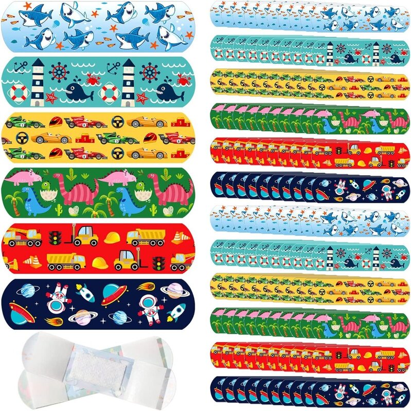 60pcs/set Cartoon Band Aid Kawaii Adhesive Bandages for Children Kids Wound Dressing Plaster First Aid Patch Strips Woundplast