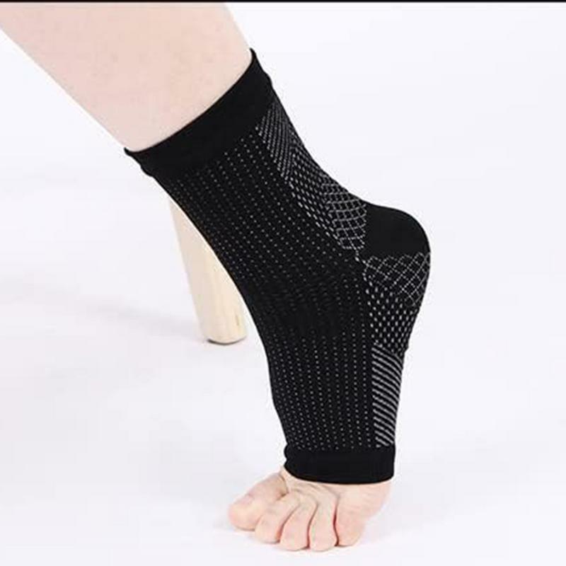 1 pasang kaus kaki neuropatik penjepit pergelangan kaki dan kaus kaki kompresi Tendonitis untuk menghilangkan rasa sakit dan Plantar Fasciitis untuk pria wanita
