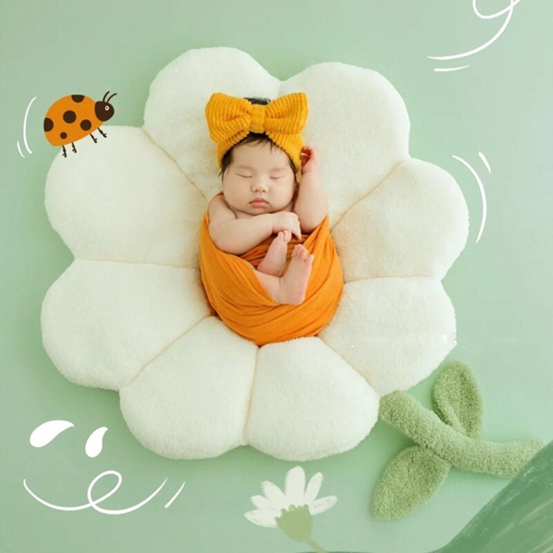 Rekwizyty fotograficzne dla dzieci tło rekwizyty poduszka kształcie kwiatu zdjęcie pozowanie rekwizyty noworodka Photostudio
