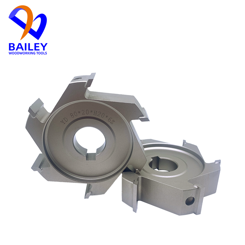 Bailey-エッジバンディングマシン用のラフトリミングカッター、木工ツールアクセサリー、ec007、80x20x20mm、6z tct、pcd、1ペア