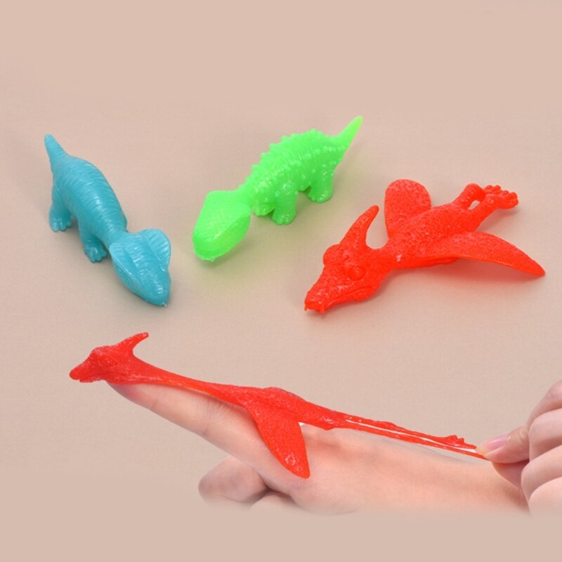 Fingerauswurfspielzeug, Dinosaurier-Schleudern, für Kinder, Jungen, Geburtstagsparty, Dekoration