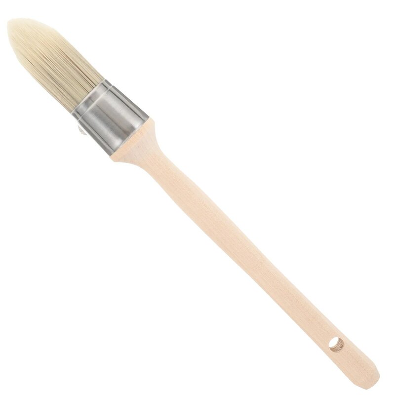 Round Paint Brush The Tools Home Improvement Supplies Edger for Walls Head Painting Round Brush Trim Sharpened Wire Small Touch
