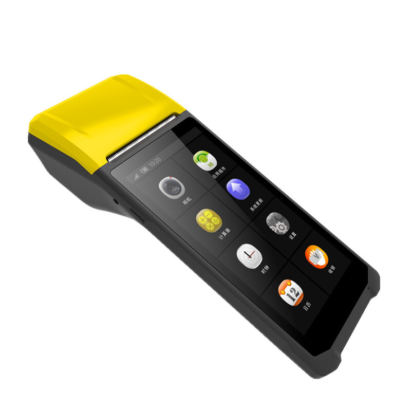 Jepod JP-Q005 android 3g/4g 2g + 16g mobile pos system barcode leser terminal handheld pdas mit eingebettetem drucker