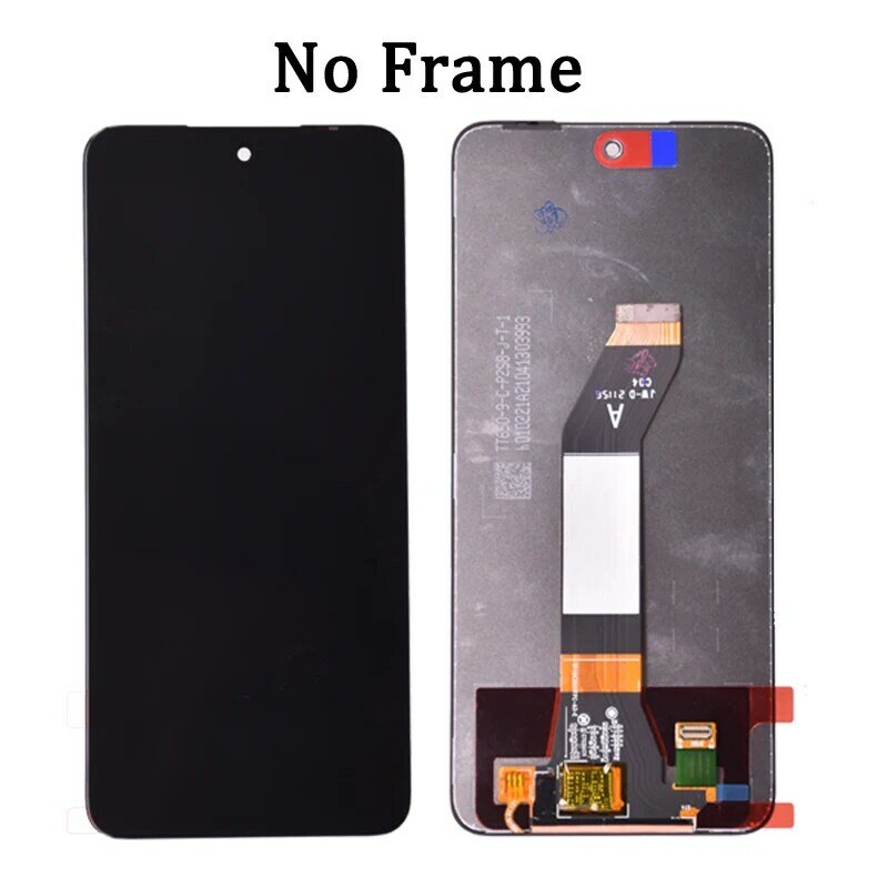 شاشة LCD تعمل باللمس مجموعة محول الأرقام ، إطار LCD ، شاومي ريدمي 10 ، 21061119AG