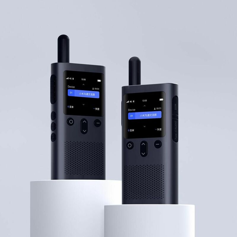 Original Xiaomi Mijia Smart Walkie 3 smart Talkie With FM Radio Speaker Standby Smart Phone APP Location Share Fast Team Talk