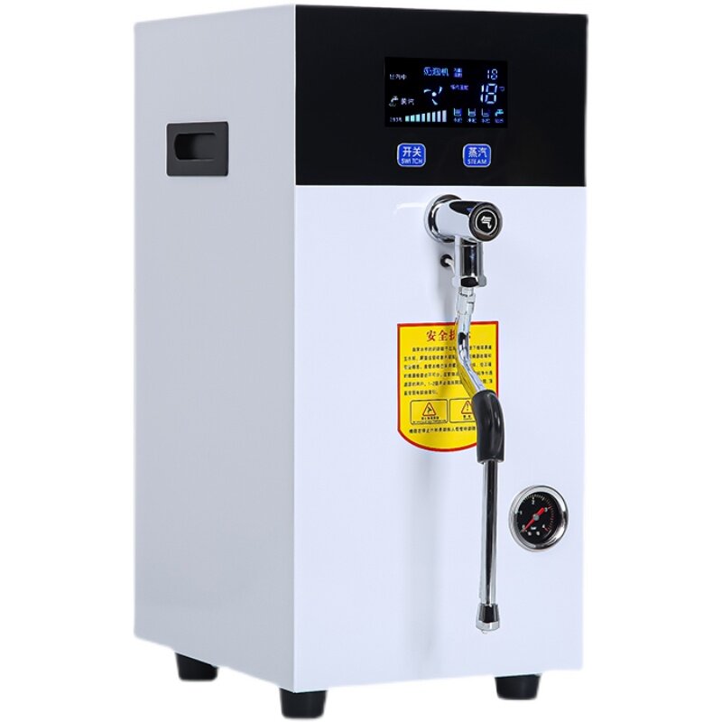 Máquina de espuma de leche de calentamiento de vapor inteligente, máquina antiquemaduras, toma de agua automática, tienda de té de leche comercial, motor de vapor