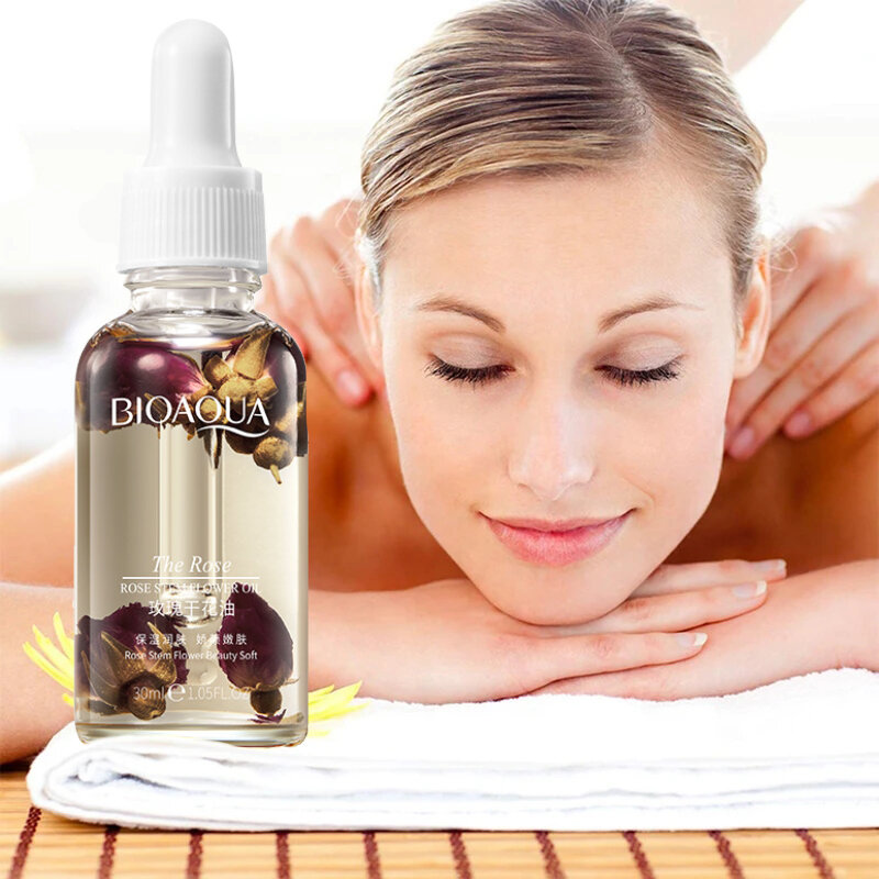 Natural Rose Óleo Essencial Hidratante Hidratante Clareamento Massagem Óleos Cuidados com a pele Levantamento Facial Refirmante Hidratação Anti Rugas