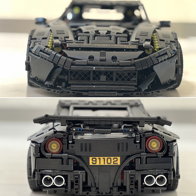91102 F12 1:8 Technische Moter Leistung APP Fernbedienung Sets Bricks Bausteine Super Sport Auto Moc Spielzeug Für Kinder montage