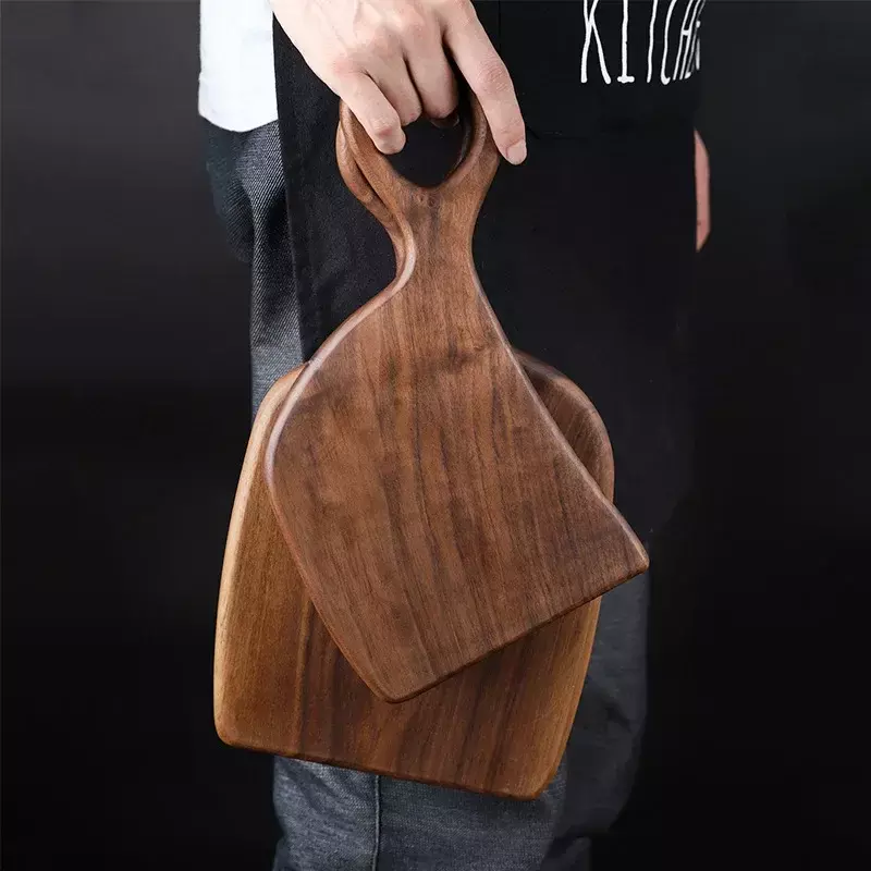 Tábua de madeira de noz preta Madeira maciça Bandeja de pão inteiro Tábua de cortar frutas Ferramenta de cozinha Criativa
