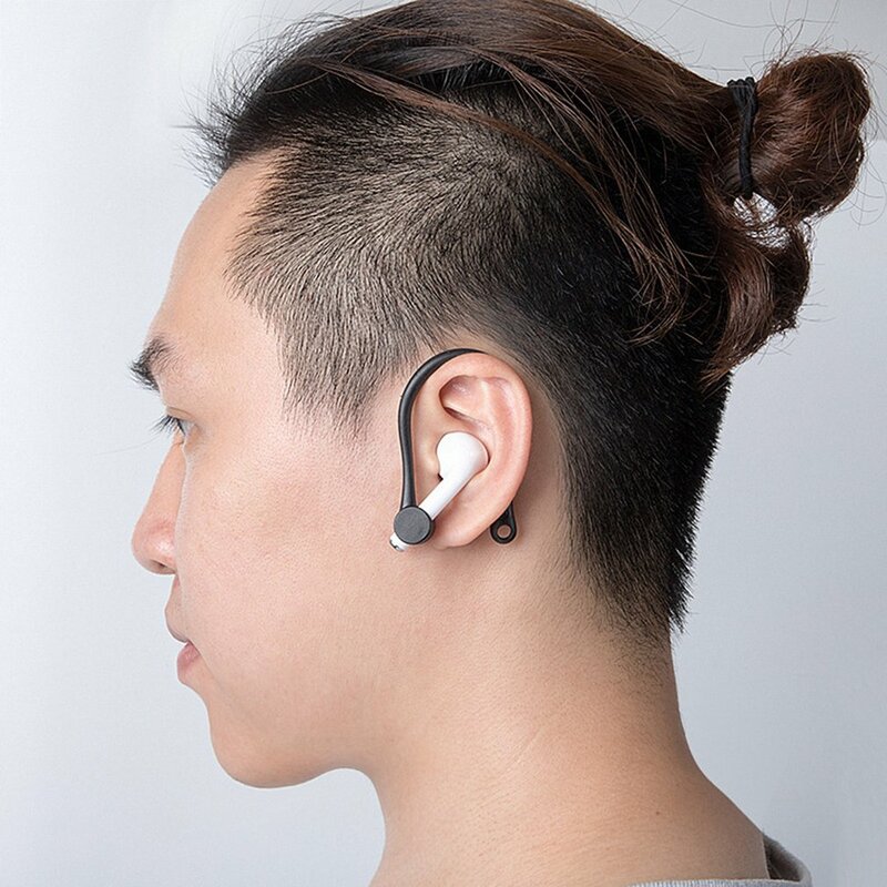 2024 baru perlindungan Airpods Earhook silikon Earphone nirkabel pemegang Earbuds kait telinga untuk Apple antihilang Aksesori Pods udara