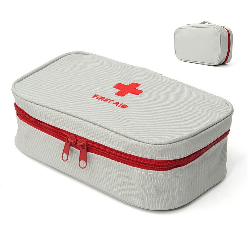 Caja de píldoras grande portátil, Kit de primeros auxilios, bolsa de medicina para el cuidado de la salud, organizador de almacenamiento, contenedor, bolsa de emergencia