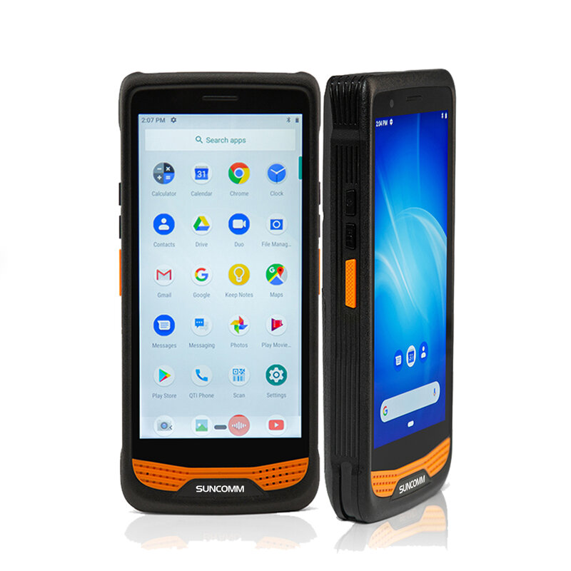 Urządzenia PDA wytrzymałe 5.5 "Android biometryczny SUNCOMM SC200 4G GPS wodoodporny kod kreskowy odcisk palca NFC RFID reader PDAs