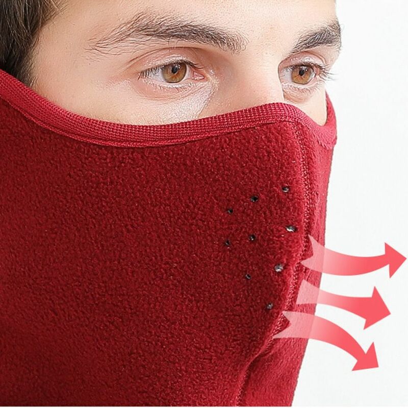 Thermal Earmuffs Mask Simple Scarf Neck Protection Earflap Wrap Mask Ear Warmer Earflap Dustproof Winter Mask Riding