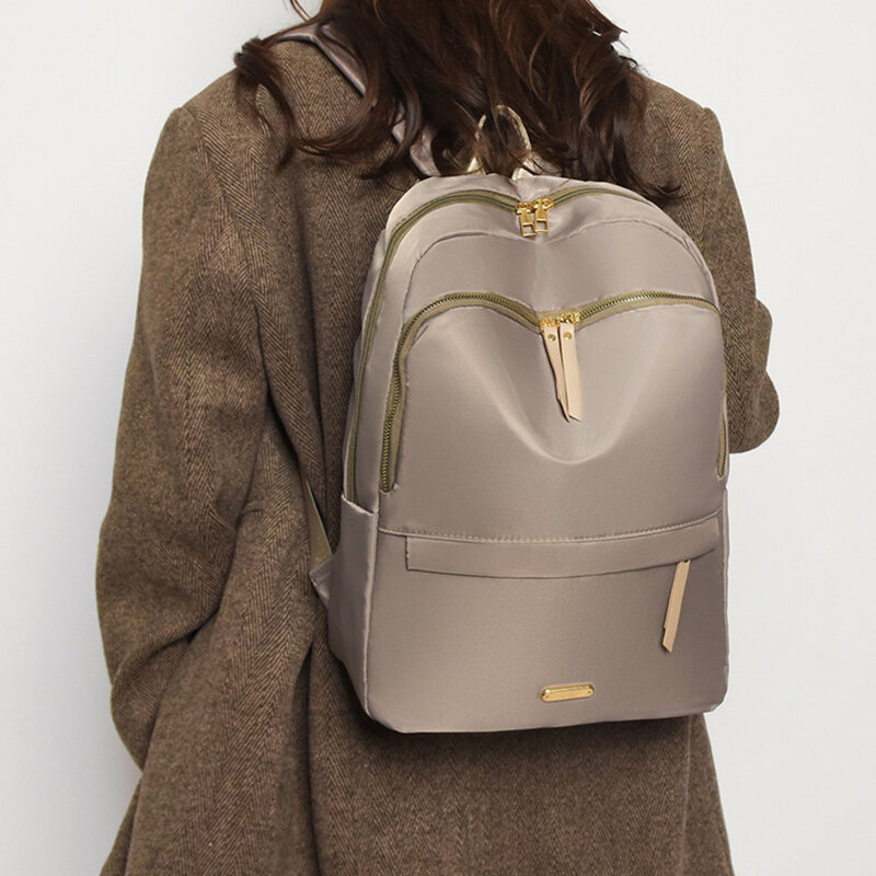 Plecak Oxford damskie plecaki Laptop biznesowy damskie torby plecak podróżny jednokolorowa torba szkolna dla dziewczynek