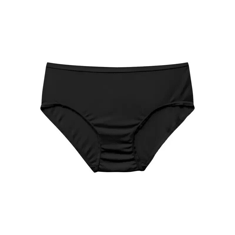 BirdTree-cuecas de malha de seda natural para mulheres, cintura média, roupa interior sexy e amigável para a pele, primavera, verão, P440120QM, 2024