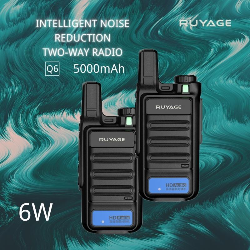 PMR-Walkie Talkie de comunicación inteligente, transceptor de Radio bidireccional, reducción de ruido, Profesional, 446