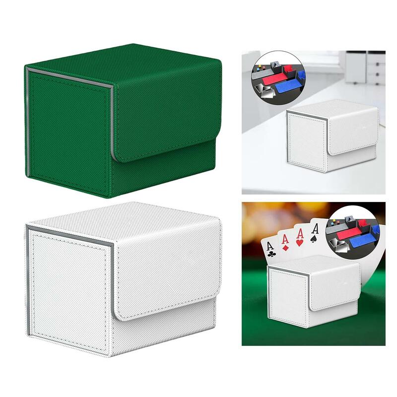 Kotak dek kartu penata pemegang penyimpanan standar wadah tampilan permainan, kartu