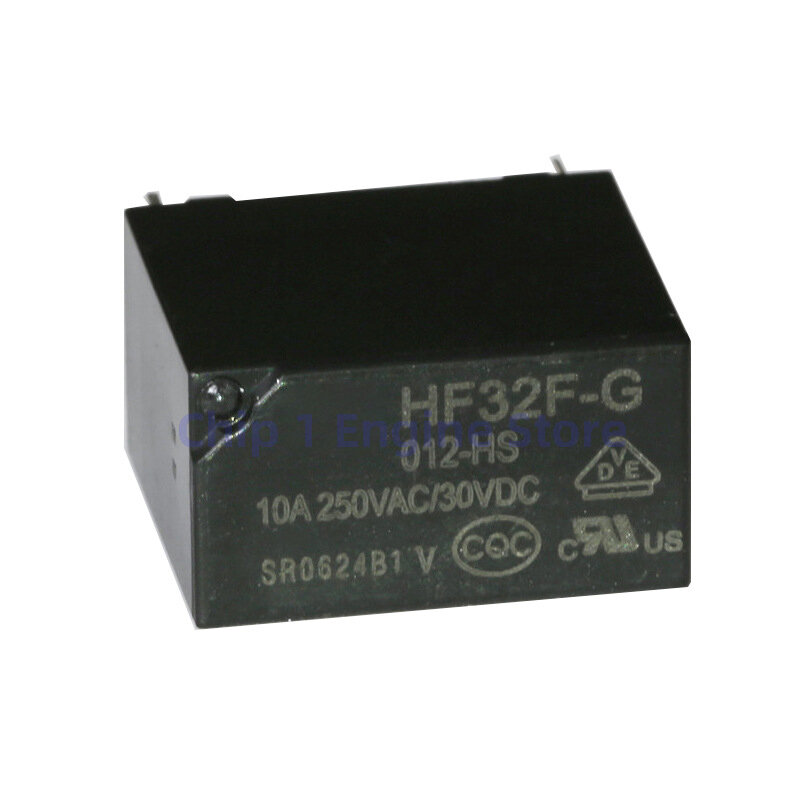 Original Realy JZC32F-G-005-HS HF32F-G-012-HS HF32F-G-024-HS 4Pin 10A, novo, 5pcs