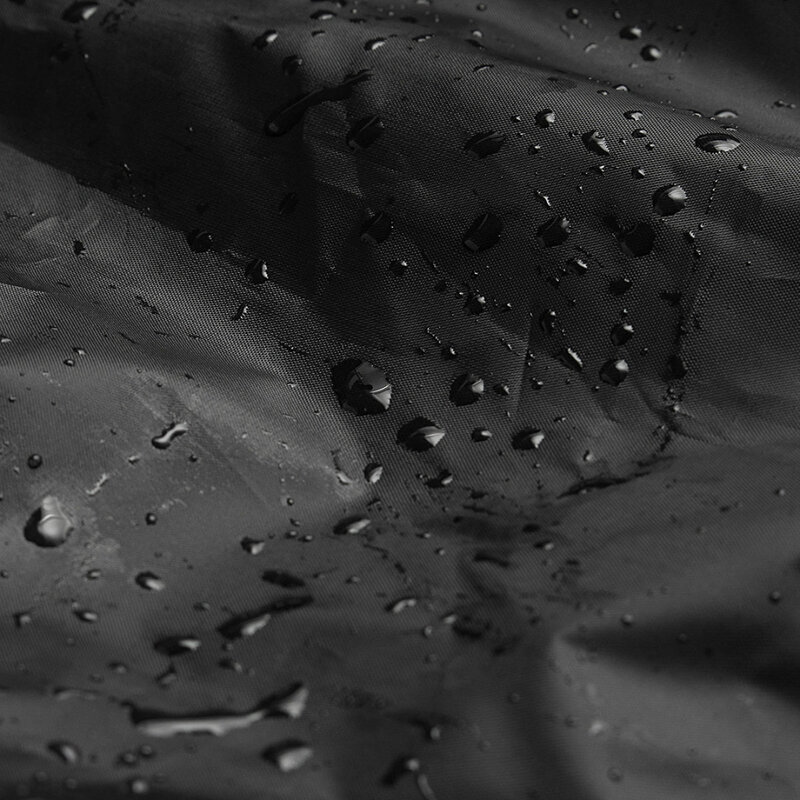 أسود مقاوم للماء الباحة النار حفرة غطاء غطاء الطاولة المستديرة شواء اكسسوارات غطاء الشواية مكافحة الأشعة فوق البنفسجية الغبار المطر الشواء لوازم
