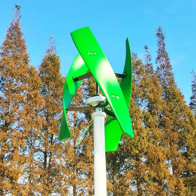 FLTXNY 600w 12v 24v 48v 300RPM Vertical Wind Turbine Magnetic Levitation Wind Generator With 1000w ON Grid Tie Inverter