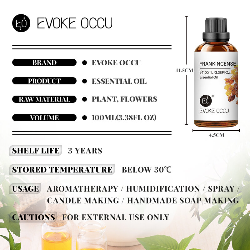 Oli essenziali da 100ML per diffusore umidificatore olio aromatico vaniglia eucalipto gelsomino rosa lavanda rosmarino menta piperita Tea Tree