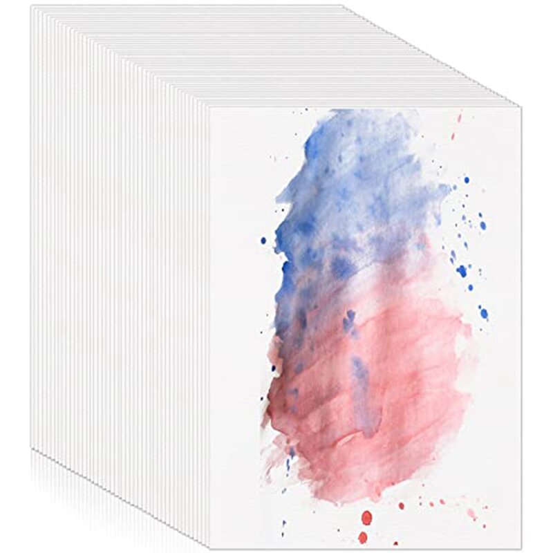 1Set Watercolor Paper Bulk Watercolor Sketchbook For Kids Child Adults Artists Drawing(5 X 7 Inch)