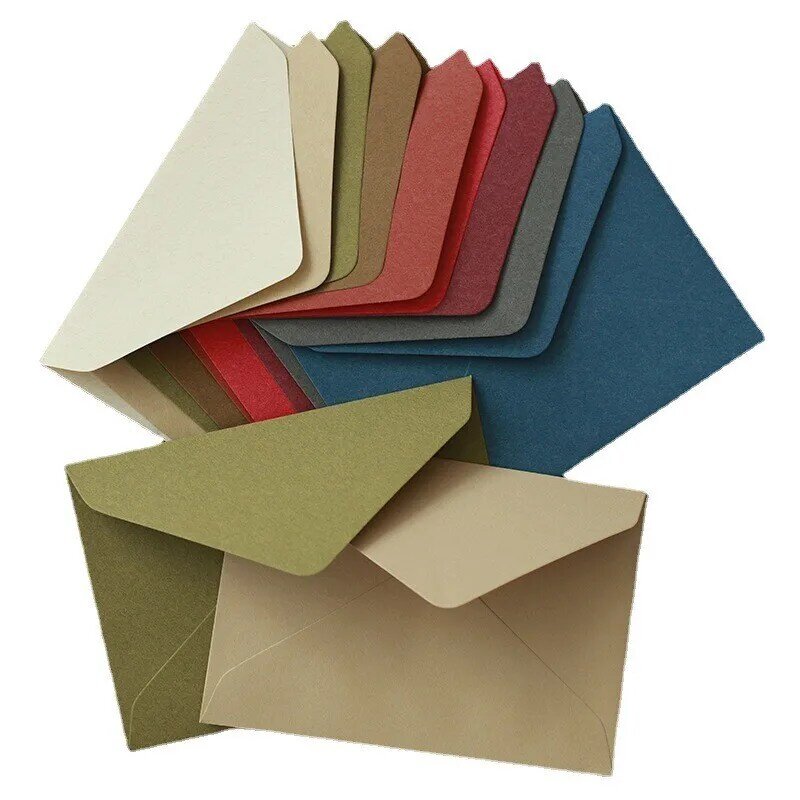 50pcs/lot High-grade Envelope Paper Small Business Supplies Student Postcards Envelopes for Wedding Invitations Stationery