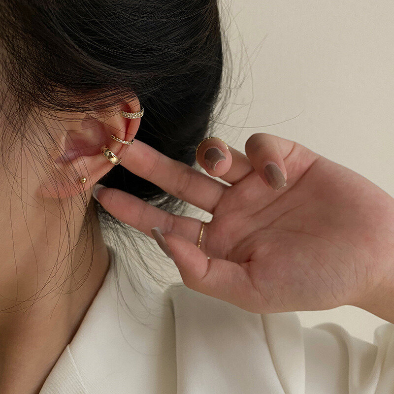 Lats zarte Zirkon niedlichen Clip Ohrringe weibliche Schnalle Ohr manschette keine Piercings gefälschte Knorpel Ohr für Frauen 2022 Modeschmuck